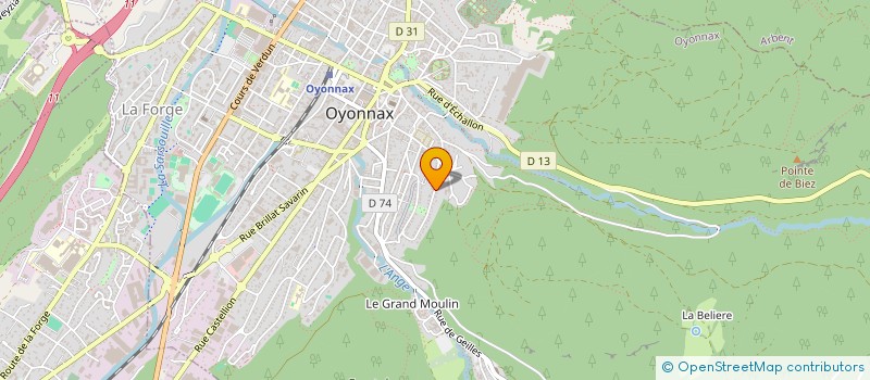 localisation de l'entreprise TROPHY RALLYE TEAM à OYONNAX