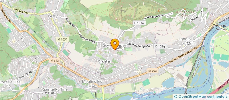 localisation de l'entreprise TROPHY VGS  SCY-CHAZELLES