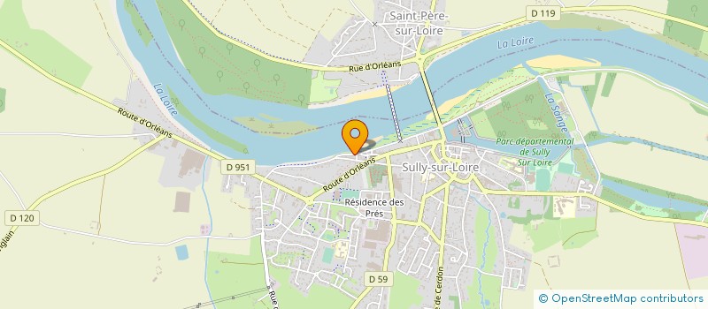 localisation de l'entreprise TROPHYSTES LOIRETAINS à SULLY-SUR-LOIRE