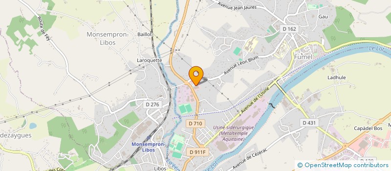 localisation de l'entreprise TROPIC  FUMEL