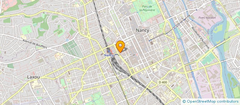 localisation de l'entreprise TROPIC à NANCY