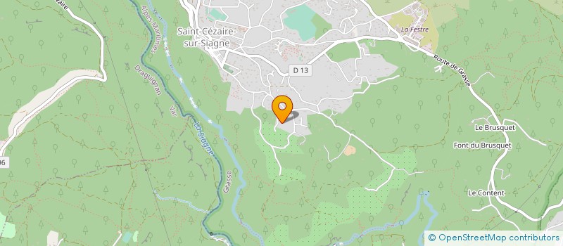 localisation de l'entreprise TROPIC à SAINT-CEZAIRE-SUR-SIAGNE