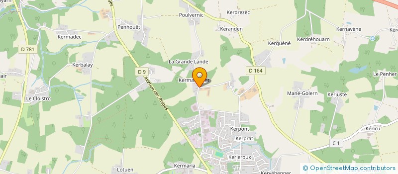 localisation de l'entreprise TROPIC  KERVIGNAC