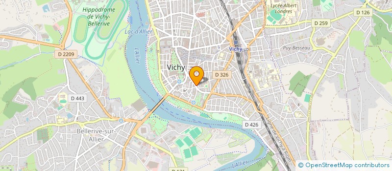 localisation de l'entreprise TROPIC BURGER à VICHY