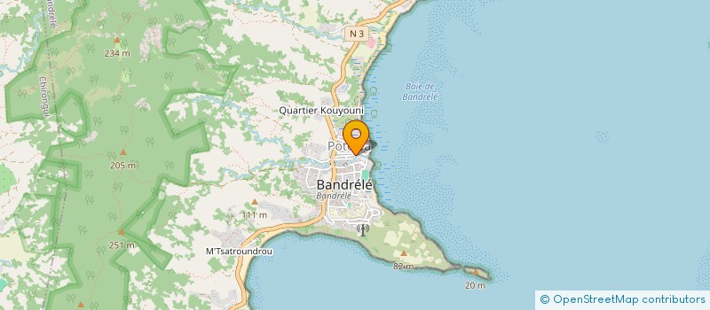 localisation de l'entreprise TROPIC'GYM  BANDRELE