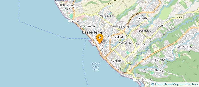 localisation de l'entreprise TROPIC HAIR à BASSE-TERRE