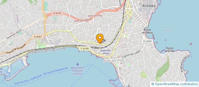 localisation de l'entreprise TROPIC IMMO à ANTIBES