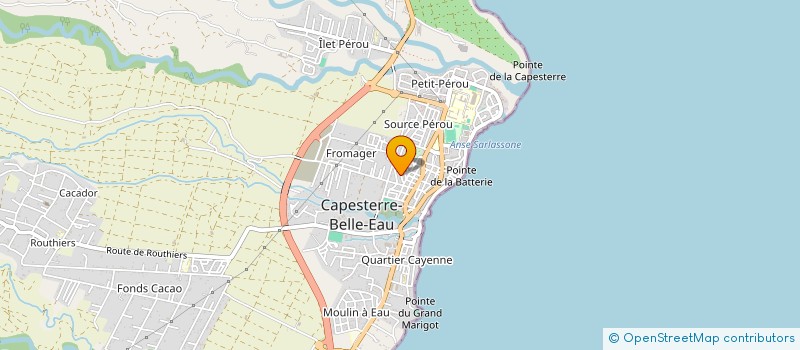 localisation de l'entreprise TROPIC MAINTENANCE à CAPESTERRE-BELLE-EAU