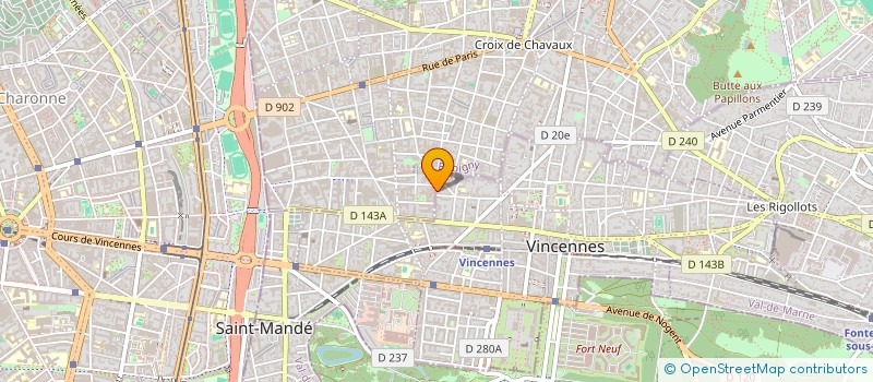 localisation de l'entreprise TROPIC-MASTER à VINCENNES