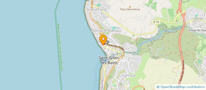 localisation de l'entreprise TROPIC OUEST LOCATION à SAINT-PAUL
