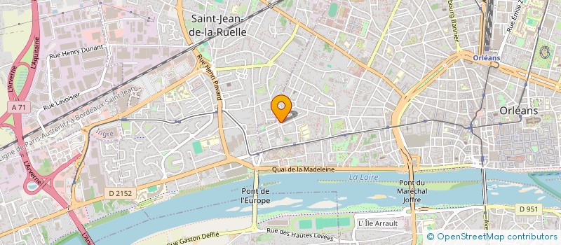 localisation de l'entreprise TROPIC45 à ORLEANS