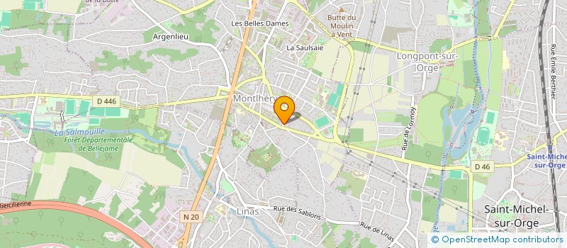 localisation de l'entreprise TROPICA'FLORA  MONTLHERY