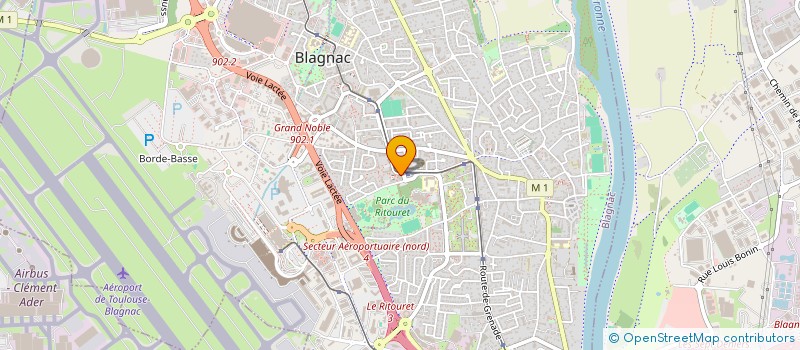localisation de l'entreprise TROPICAL à BLAGNAC