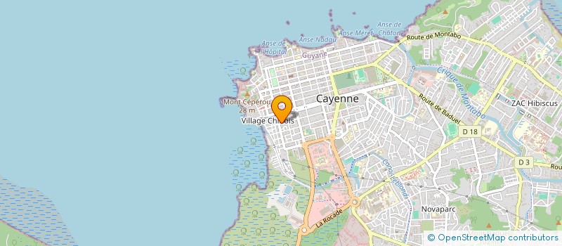 localisation de l'entreprise TROPICAL  CAYENNE