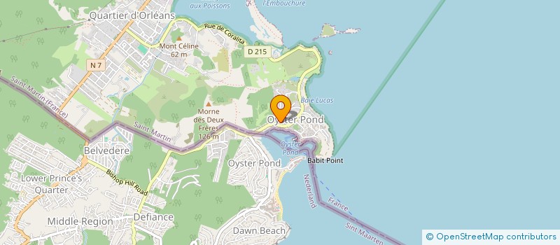 localisation de l'entreprise TROPICAL RIDE  SAINT-MARTIN