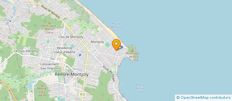 localisation de l'entreprise TROPICAL SONG  REMIRE-MONTJOLY