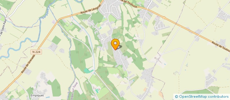 localisation de l'entreprise TROPICAL TRADING  MONTAIGUT-SUR-SAVE