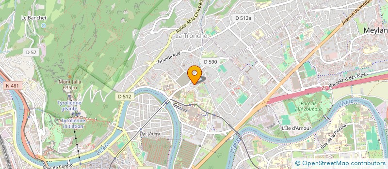 localisation de l'entreprise TROPICAL VOLLEY  LA TRONCHE