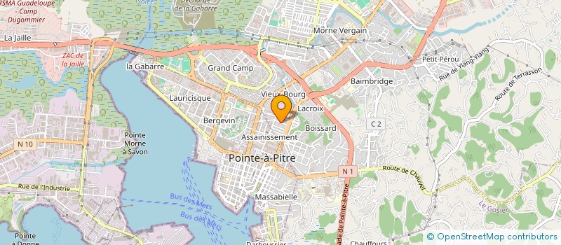 localisation de l'entreprise TROPICAL97 à LES ABYMES