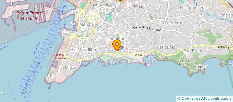 localisation de l'entreprise TROPICANA à RAYOL-CANADEL-SUR-MER