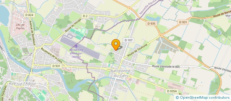 localisation de l'entreprise TROPICANA BAND  BARCELONNE-DU-GERS