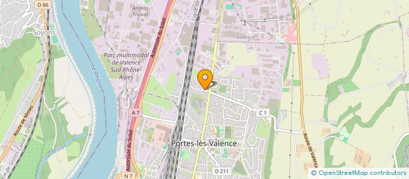 localisation de l'entreprise TROPICANA DANCE  PORTES-LES-VALENCE