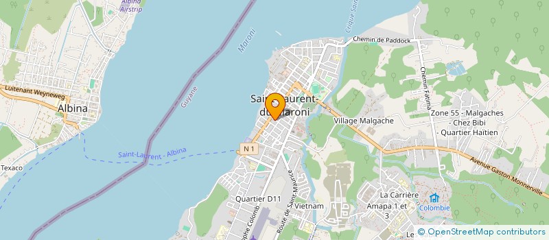 localisation de l'entreprise TROPICANASALSA à SAINT-LAURENT-DU-MARONI