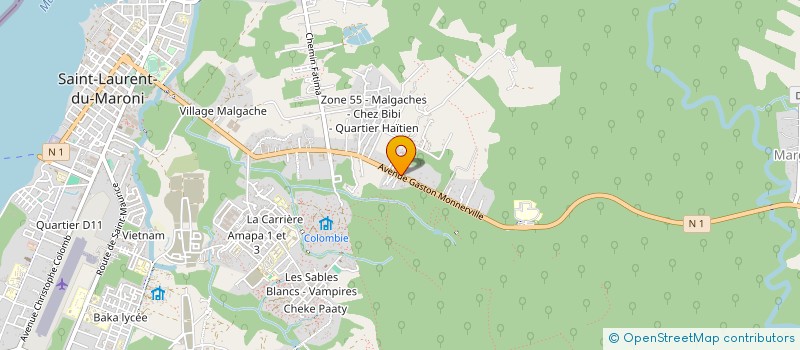 localisation de l'entreprise TROPIDIS à SAINT-LAURENT-DU-MARONI