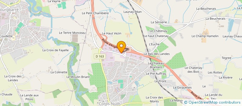 localisation de l'entreprise TROPIFOLIA  CORPS-NUDS