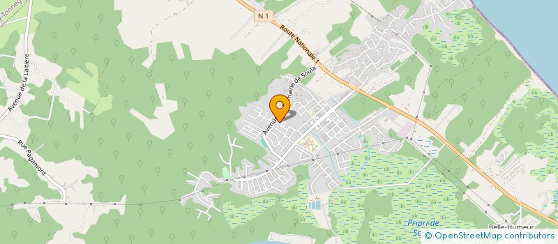 localisation de l'entreprise TROPIK AGRO à MACOURIA