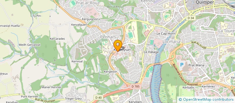 localisation de l'entreprise TROPIK DELICES à QUIMPER