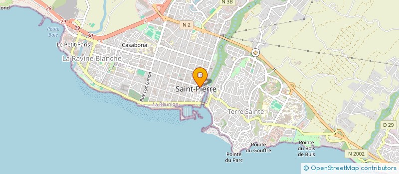 localisation de l'entreprise TROPIK VAP  SAINT-PIERRE