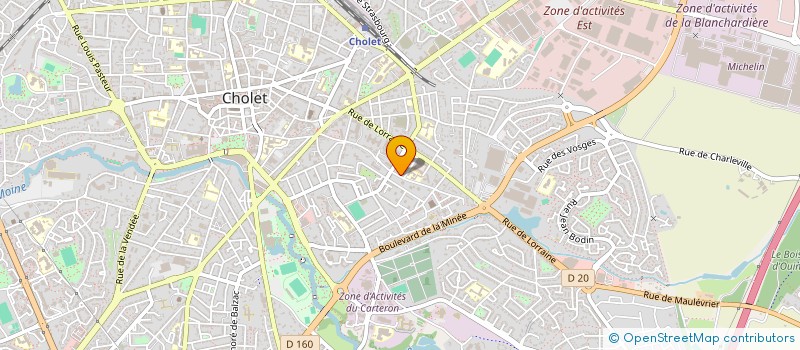localisation de l'entreprise TROPIKAL BOUTIK à CHOLET