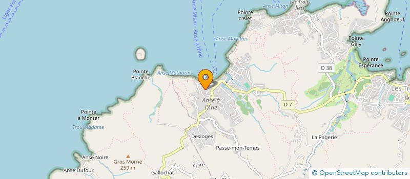 localisation de l'entreprise TROPIKARA à LES TROIS-ILETS