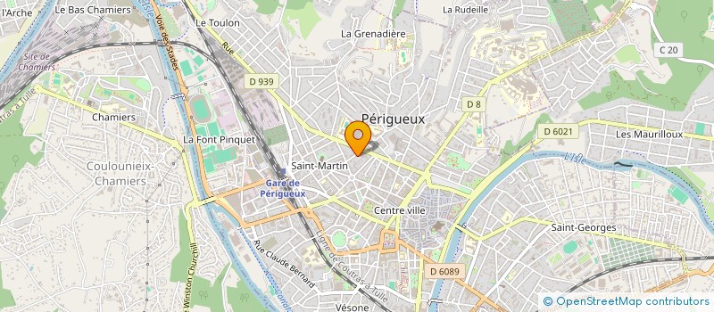 localisation de l'entreprise TROPINI à PERIGUEUX