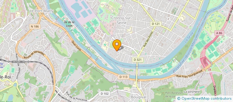 localisation de l'entreprise TROPINI ZELAZNY à CROISSY-SUR-SEINE