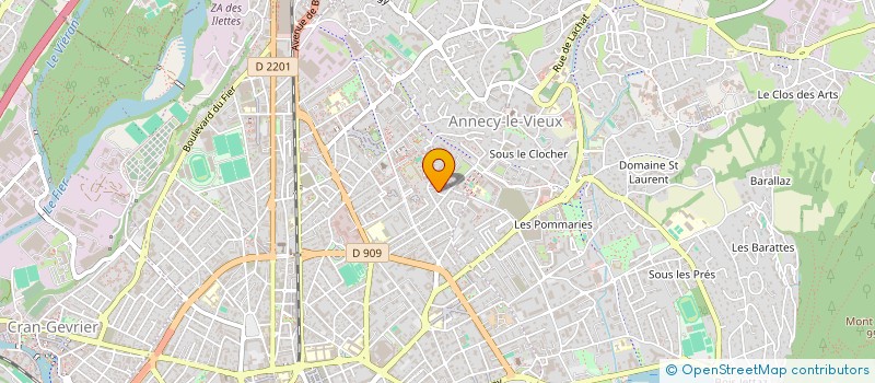localisation de l'entreprise TROPIQUE à ANNECY
