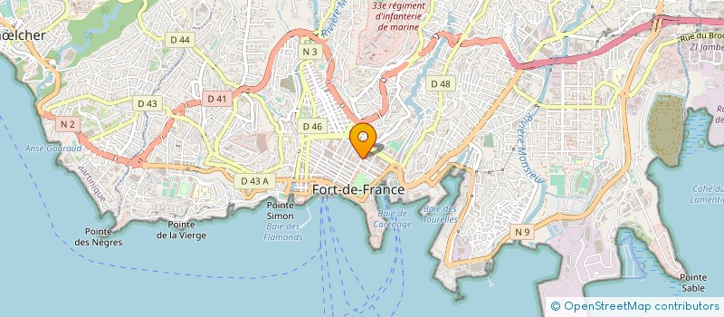 localisation de l'entreprise TROPIQUES ATRIUM  FORT-DE-FRANCE