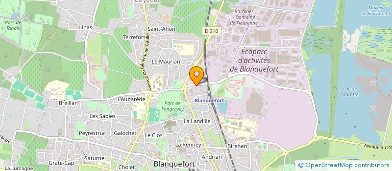 localisation de l'entreprise TROPIQUES EXPRESS à BLANQUEFORT
