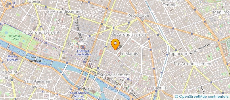 localisation de l'entreprise TROPISMES à PARIS