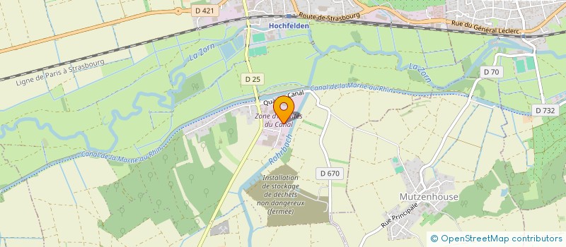 localisation de l'entreprise TROST ETANCHEITE SARL à HOCHFELDEN