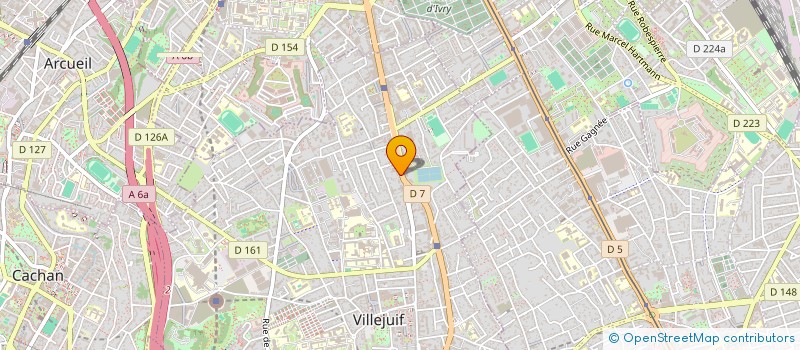 localisation de l'entreprise TROSYMURS à VILLEJUIF
