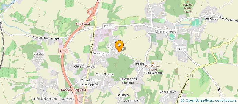 localisation de l'entreprise TROT'Z RIDE FRANCE à CHAMPNIERS