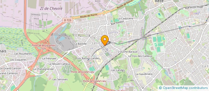 localisation de l'entreprise TROTIN  BOUGUENAIS