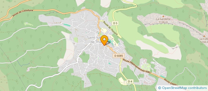 localisation de l'entreprise TROTT'EVASION  SAINT-VALLIER-DE-THIEY