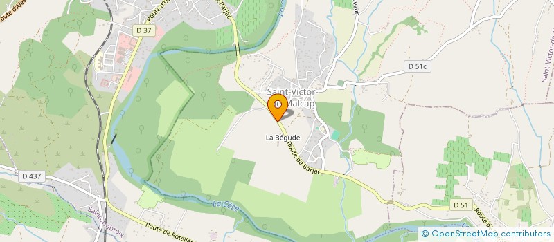 localisation de l'entreprise TROTT'IN GARDECHE à SAINT-VICTOR-DE-MALCAP