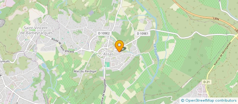 localisation de l'entreprise TROTT'MENU à ASSAS