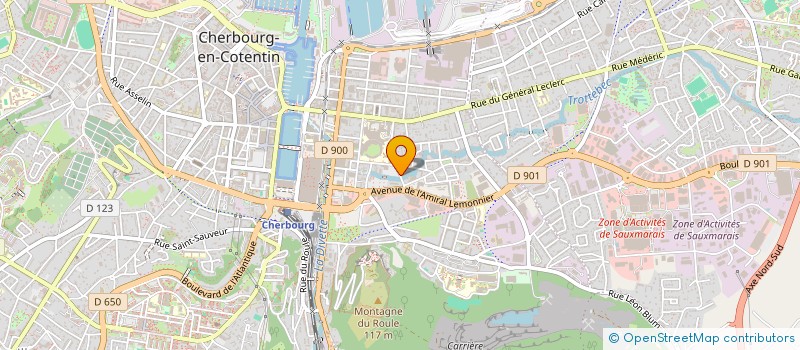 localisation de l'entreprise TROTTEBECQ 31 à CHERBOURG-EN-COTENTIN