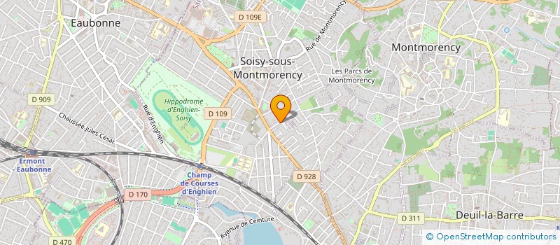 localisation de l'entreprise TROTTI-WORLD  SOISY-SOUS-MONTMORENCY