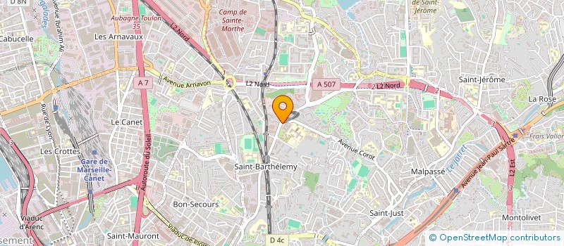 localisation de l'entreprise TROTTIN à MARSEILLE